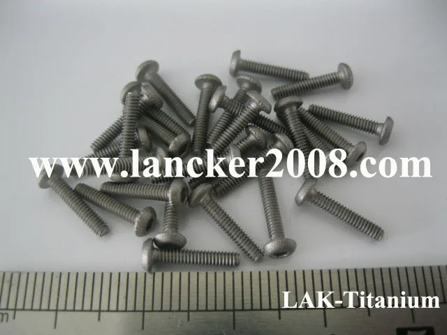 M2 * 4 6 8 10 12 16 Шестигранная розетка круглая/кнопка головка титановый винт Gr2