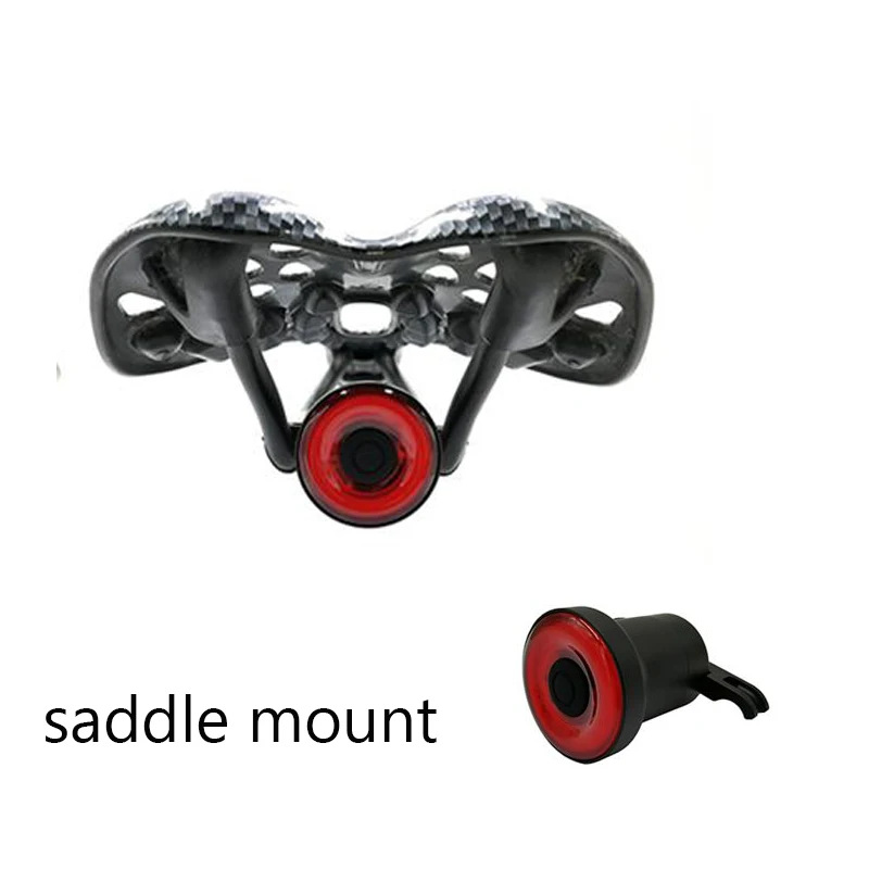 Enfitnix Xlite 100 IPX6 usb зарядка дорожный велосипед MTB задний светильник седло Подседельный штырь велосипедный задний светильник s умный тормозной светильник s Xlite100 - Цвет: saddle mount