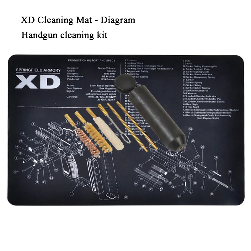 Набор для чистки пистолета 38/357/9 мм|Аксессуары охотничьих ружей| |