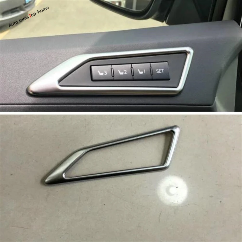 Yimaautotrims Seat Adjustment Memory Button Switch Cover Trim For Toyota Alphard / Vellfire AH30 2016 - 2019 Interior Mouldings |