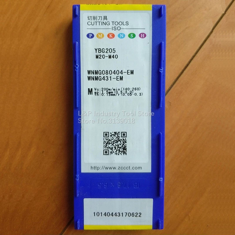 Оригинальный ZC ССТ от китайского бренда WNMG080404-EM YBG205 вставки карбида WNMG080404EM ЧПУ