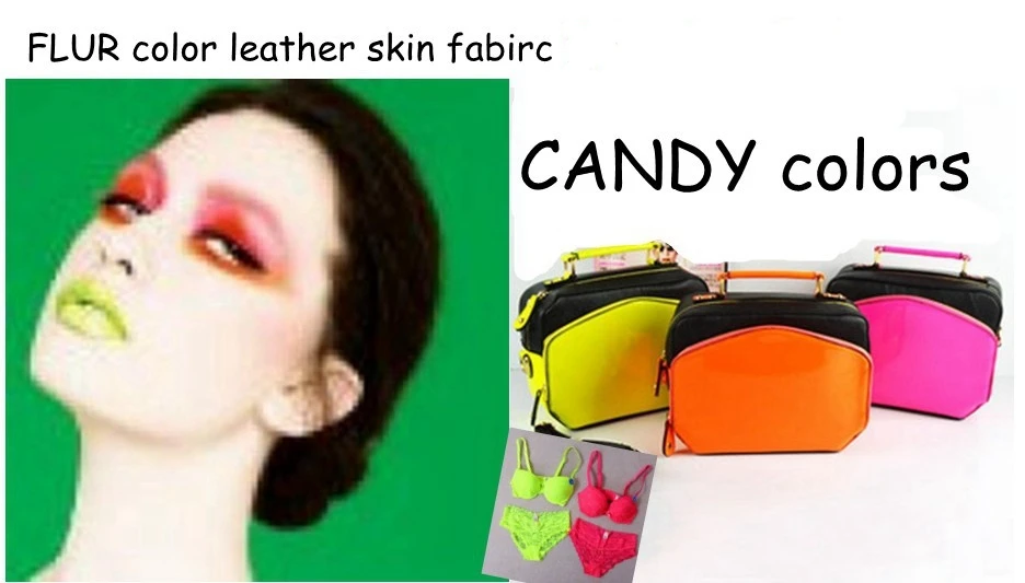 Страсть неоновая из настоящей овечьей шерсти кожа ткань для