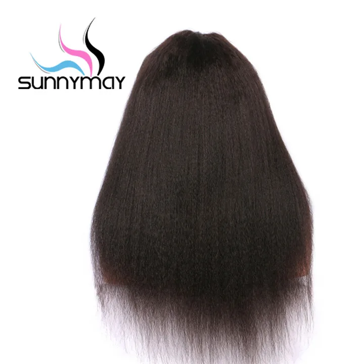 Sunnymay 13x4 кудрявые прямые парики с детскими волосами предварительно вырезанные Синтетические волосы на кружеве парики из натуральных волос на кружевной основе 130% Волосы remy перуанские Синтетические волосы на кружеве парики