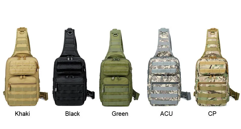 Tactical Chest Backpack Military Bag Hunting Fishing Bags Camping Hiking Army Hiking Backpacks Mochila Molle Shoulder Pack XA65A