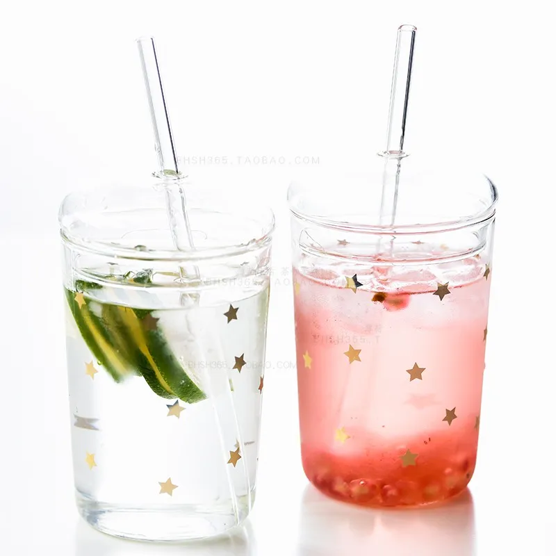 Термостойкая стеклянная чашка для Сиппи молочного коктейля Ins чистая кофейная с