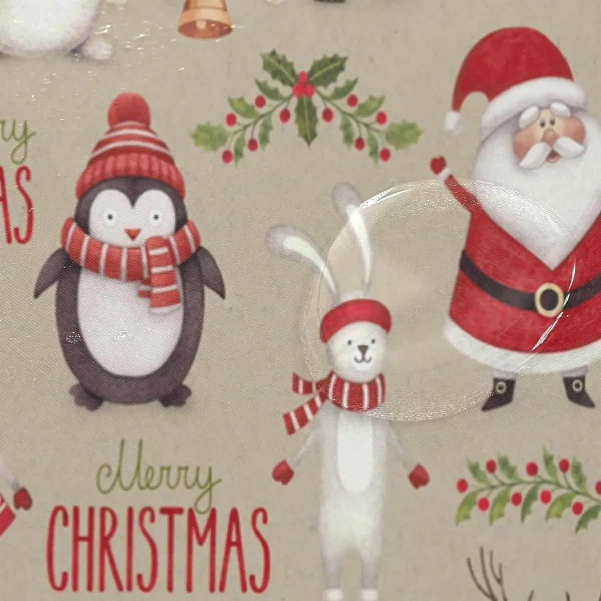 Happy Christmas Friend Водонепроницаемый полиэстер ткань занавеска для душа с крючками