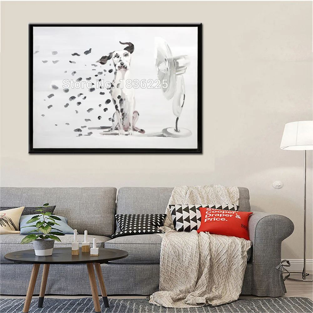 Ручная роспись современная Европейская гостиная Настенная картина домашнее