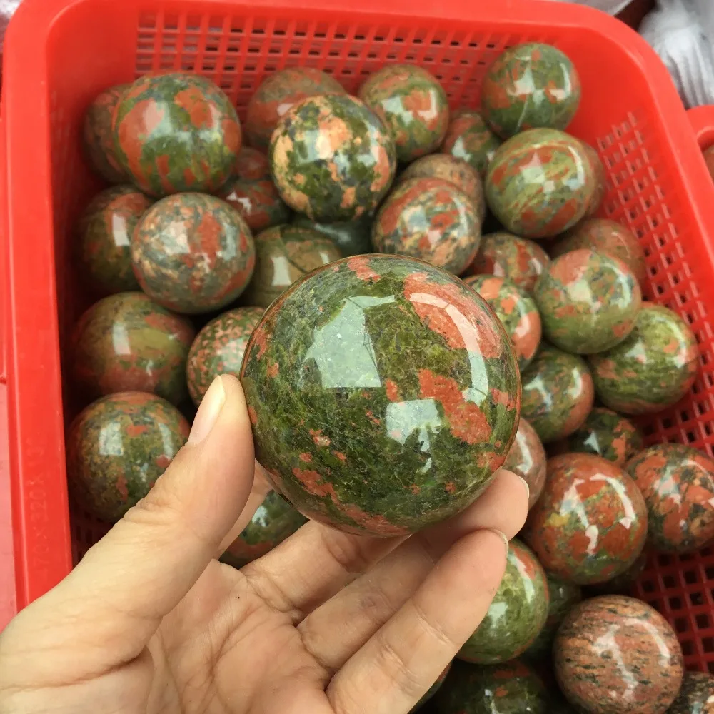 Шарики из натурального драгоценного камня полированная кристаллическая Сфера