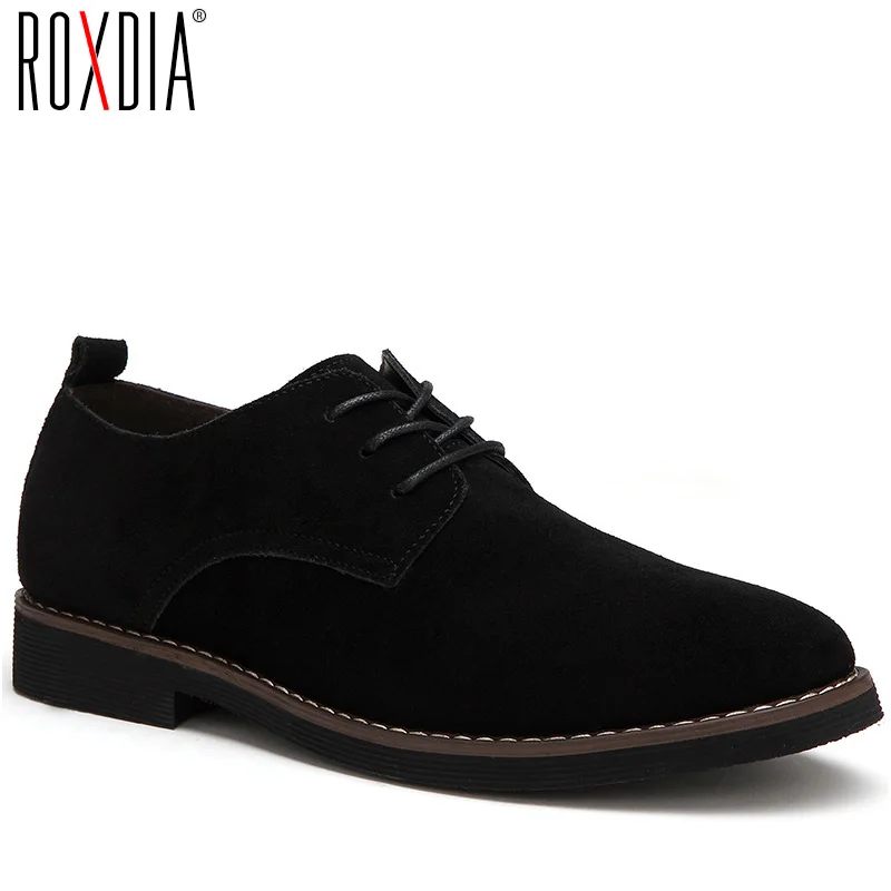 plus size39-48 genuine leather men casual flats waterproof dress oxford man shoes lace up for work male loafers Yasilaiya Solid | Обувь