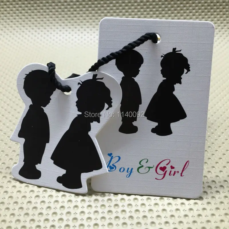 Пользовательские текстурированные качели бирки/милые формы резки картон/печать