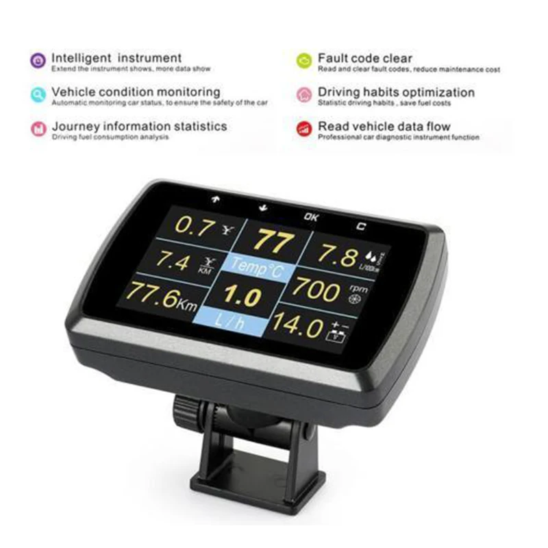 Инструмент для автоматического сканирования автомобиля OBD OBD2 OBDII цифровой