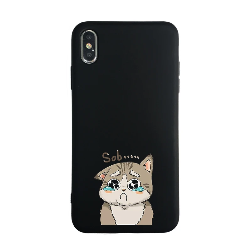 8 Силиконовый чехол-накладка для iPhone X, 8, 7, 6, 6s plus, чехол для телефона с мультяшным рисунком, чехол для iPhone XS Max, XR, чехол - Цвет: 8