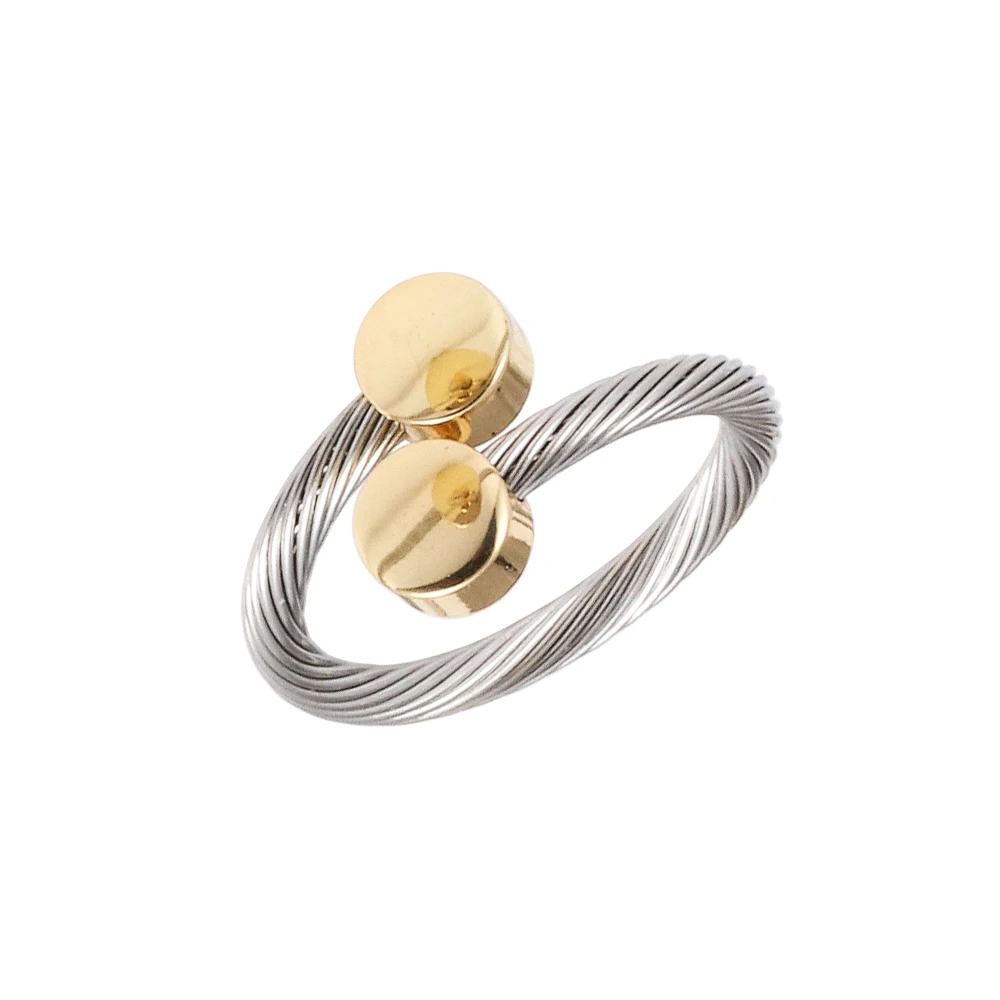 Locksun Fahion Stainless Steel Wire Drop Earrings modern Accessories For Women Charm Bracelet and Ring Jewelry Set | Украшения и