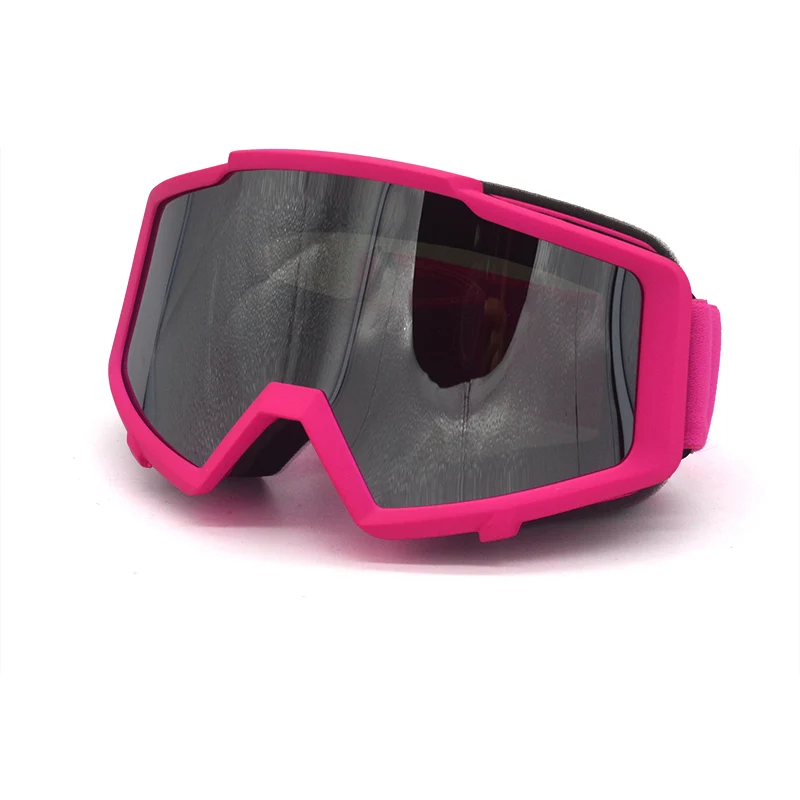 Темно розовые Зимние Лыжные Сноуборд сноубордические очки мотоциклетные