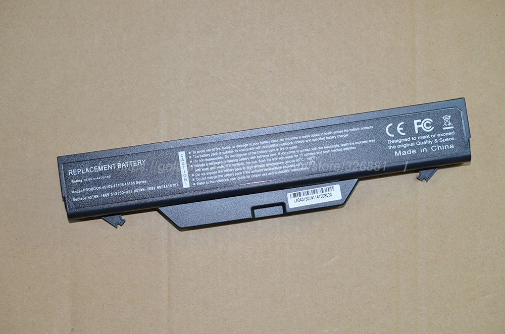 Golooloo 8 ячеек 4400 мАч 14 4 В ноутбука Батарея для hp ProBook 4510s 4515s 4710s 591998 141 593576 001