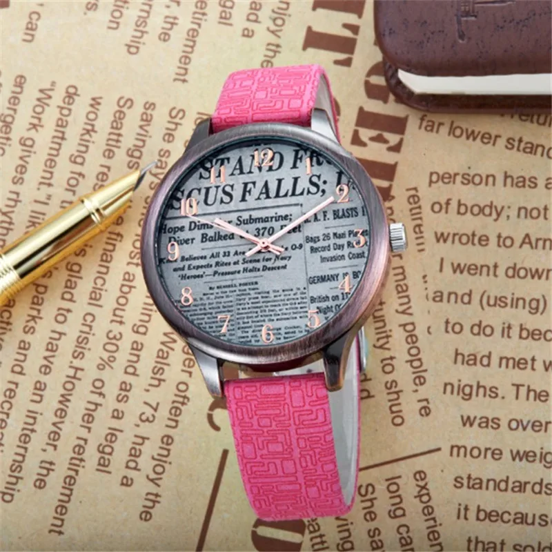 2017 Модная молодежная часы Великобритании Стиль Повседневная мода KEZZI Марка