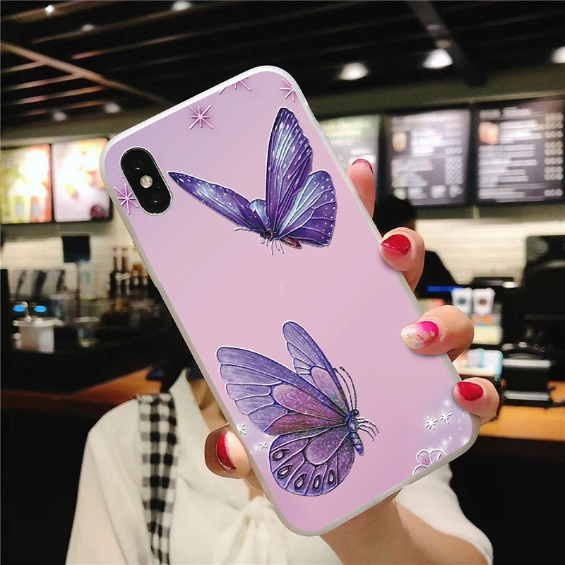 3D тиснение Матовый Цветок ТПУ для huawei Honor View 20 8X 6A 10 7A Play 9 P30 P20 P9 P10 Pro Lite Mini P smart Plus чехол - Цвет: 2hudie