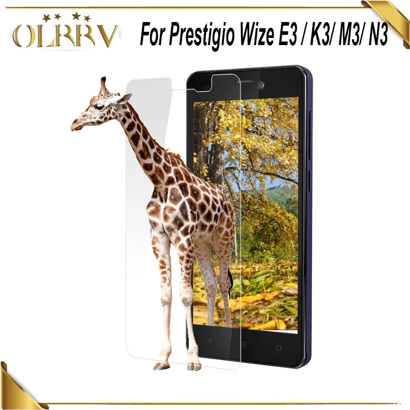 Закаленное стекло для Prestigio Wize N3 M3 переднее Защитная пленка экрана K3 E3 сменная