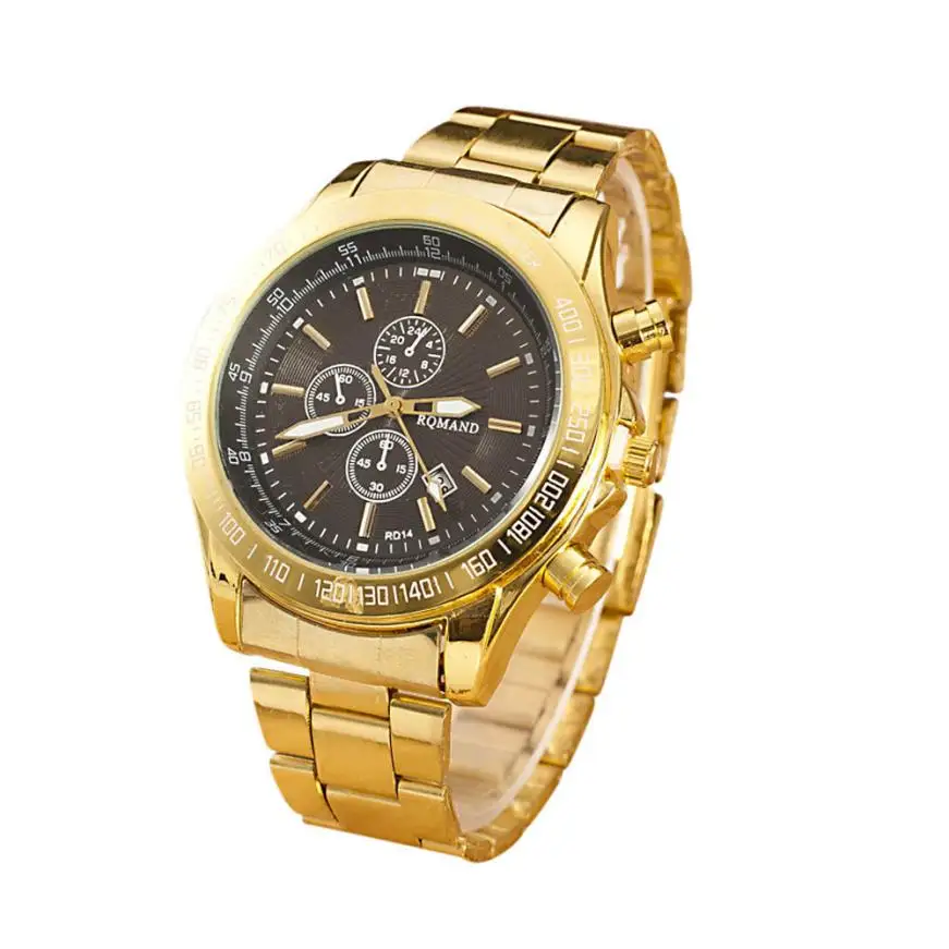 

2018 Fashion Men's Watch Latest Luxury Analog Quartz Watch Men's Classic Sports Watches High Quality Alloy Business Watches #F