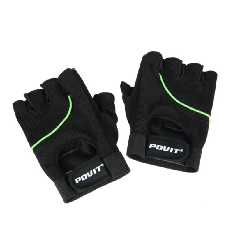POVIT 1 пара перчатки для тяжелой атлетики фитнеса женщин/мужчин спортзала Кроссфит