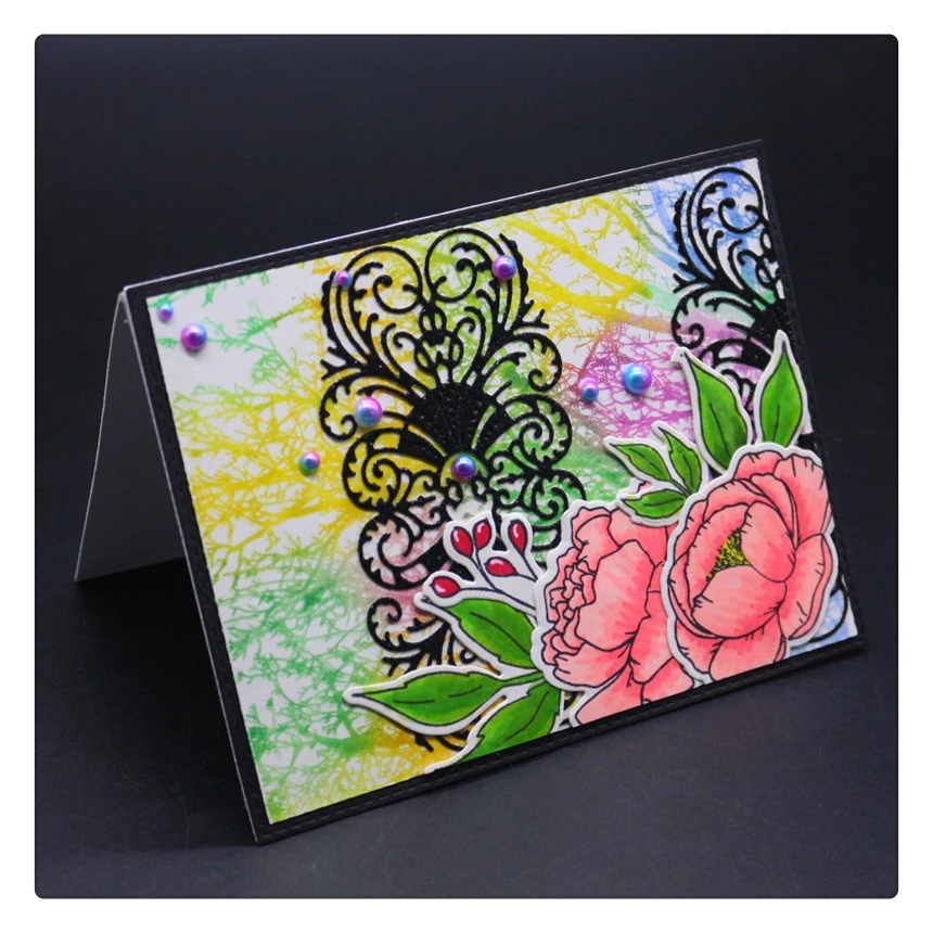 Высечки YINISE для скрапбукинга металлические высекальные штампы трафареты цветок