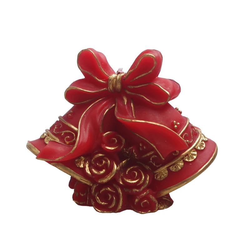 Новые рождественские колокольчики 3D формы для свечей глиняная модель | Дом и сад