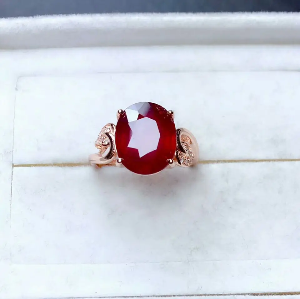 Женское кольцо с камнем в виде сердца MeiBaPJ из стерлингового серебра 925 пробы