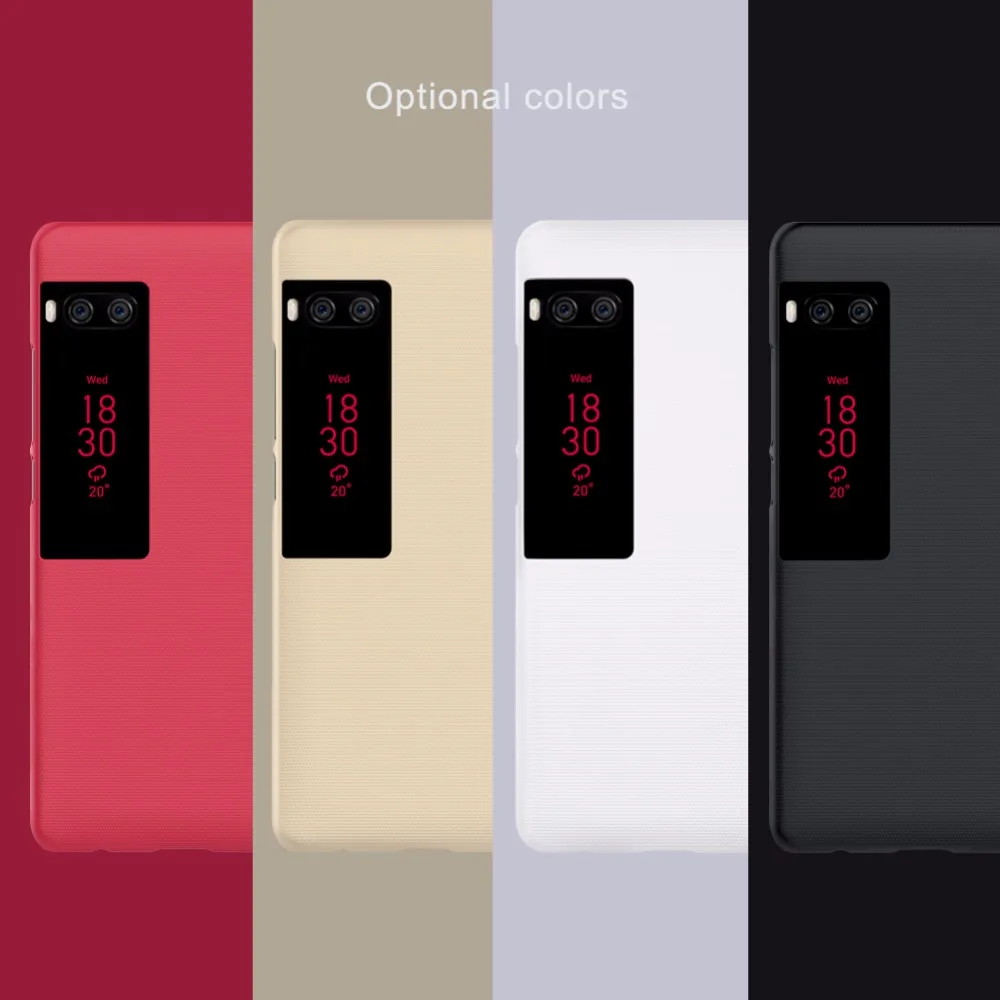 Чехол Nillkin для Meizu Pro 7 Plus суперматовый защитный жесткий чехол телефона s +|nillkin
