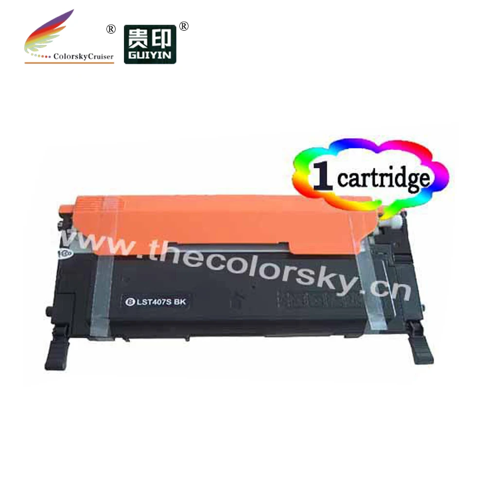 (CS S407) цветной тонер laserjet Принтер лазерный картридж для samsung CLT K407S C407S CLP 320 320N 325