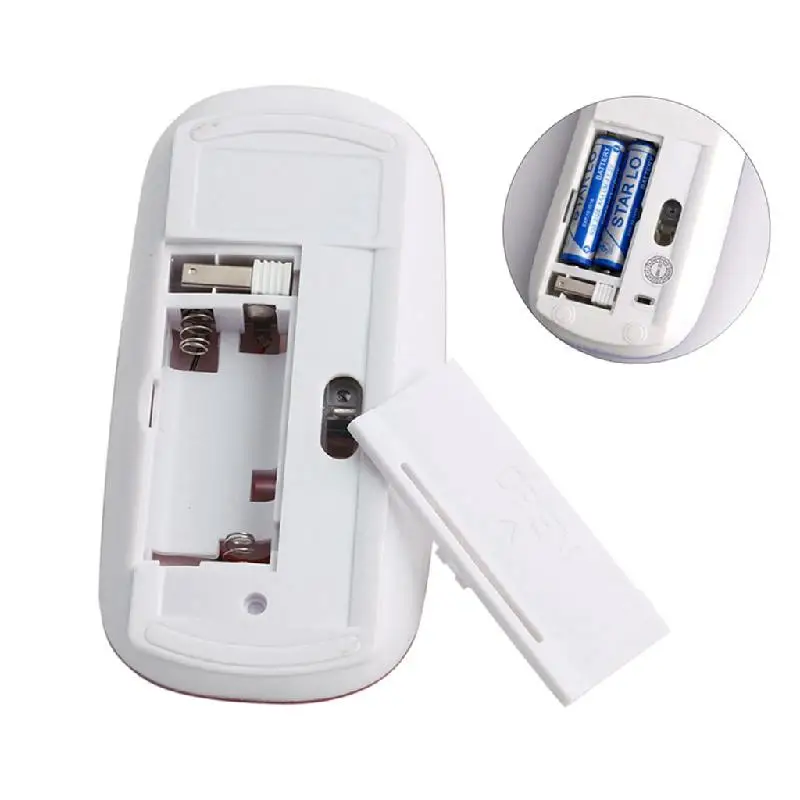 Новинка 2 4 ГГц Беспроводная ультратонкая оптическая мышь/Мыши + USB приемник для ПК