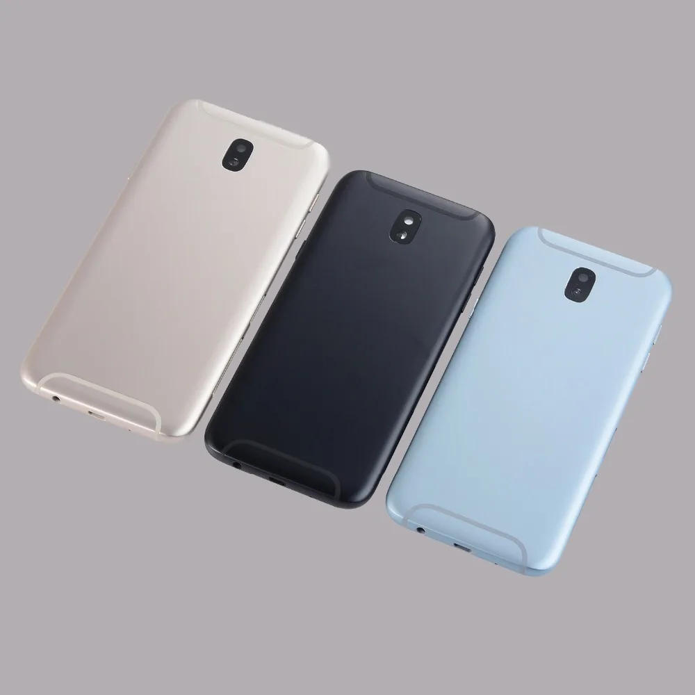 Корпус для Samsung Galaxy J5 j530 J530F J7 J730 J730F средняя рамка батарея чехол с крышкой с кнопками громкости питания