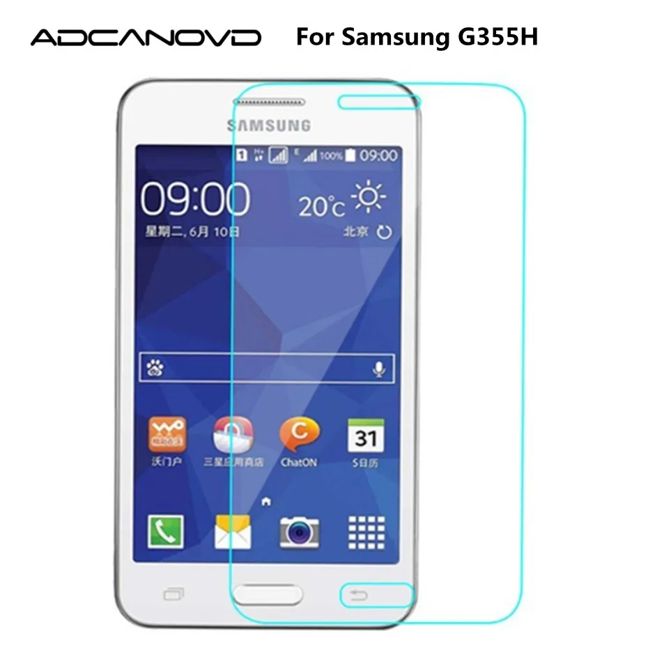 Adcanovd для Samsung Galaxy G355H Защита от царапин защитная пленка из закаленного стекла
