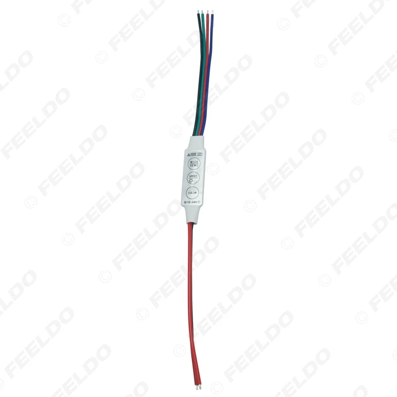 FEELDO 20 шт. 12В ~ 24В светодиодный Flasher Модуль Flash Strobe контроллер с 4 проводным