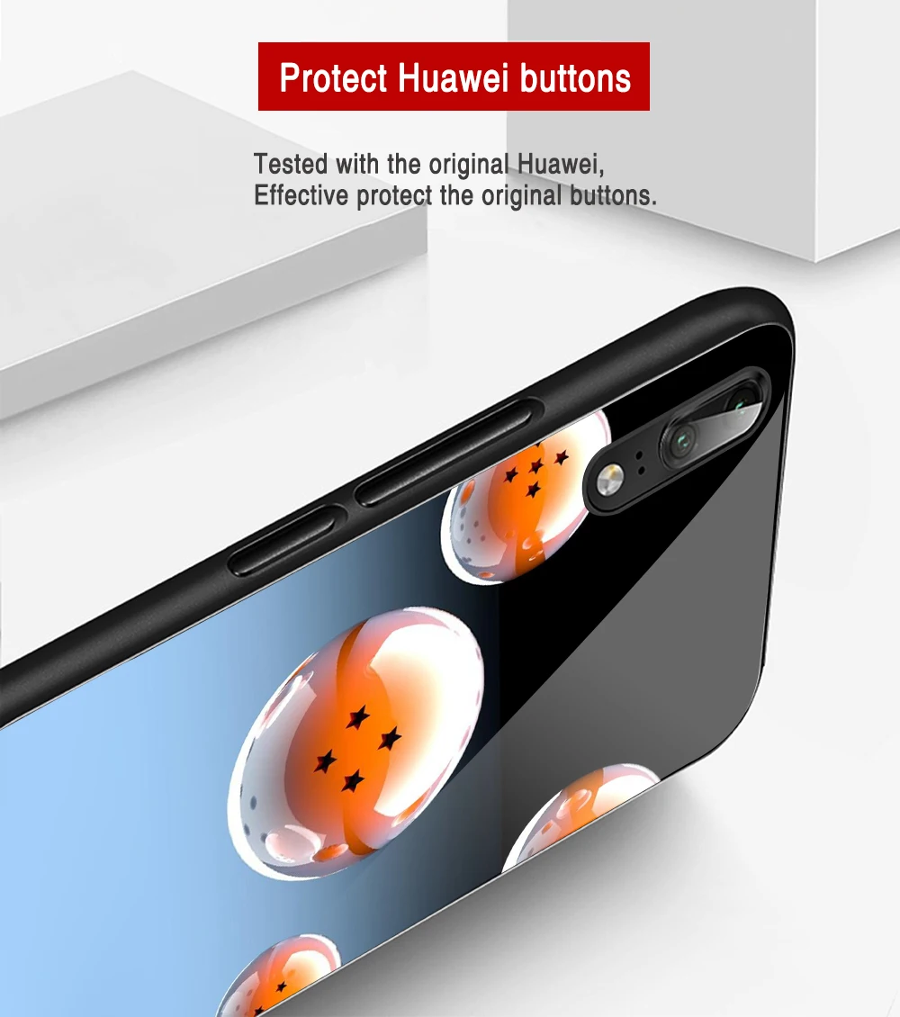 FinderCase чехол для Huawei P10 Dragon Ball 2 чехол из закаленного стекла для Huawei Mate 9 10 Pro P20 Honor V9 V10 Play Nova 3e P20 Lite