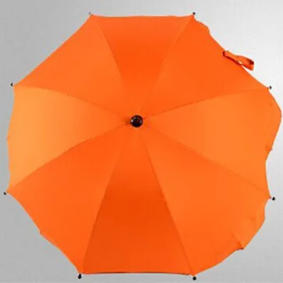 orange Детский тент зонтик для коляски багги аксессуары для коляски анти УФ/Зонт от дождя для тележки - Цвет: orange
