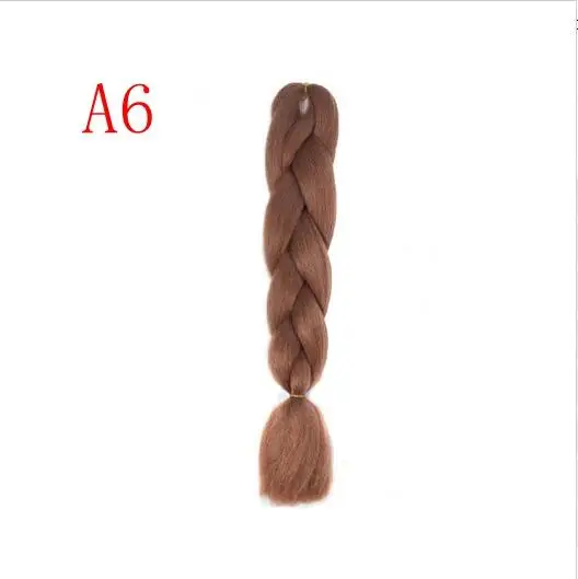 P16/613 LISI HAIR Jumbo Braids Ombre long Synthetic Braiding Hair Blonde Pink Blue Grey multiple colour 100g 24 inches - Цвет: P16/613