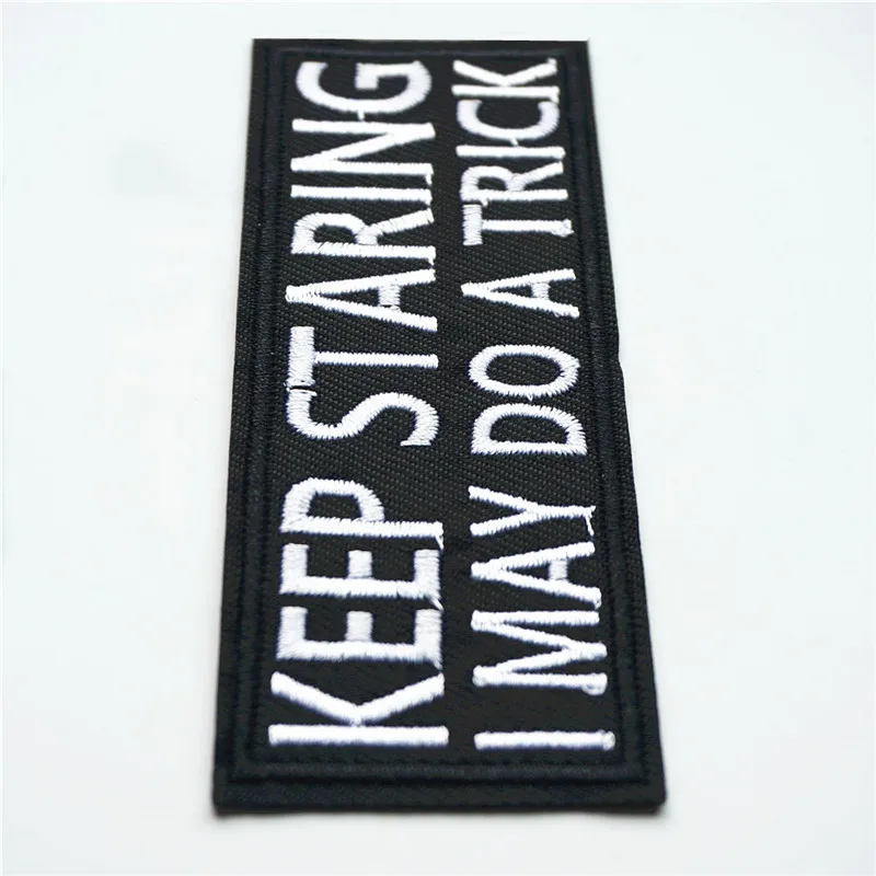 10x4 см черные вышивки приклеивающиеся утюгом нашивки с забавными буквами Значки