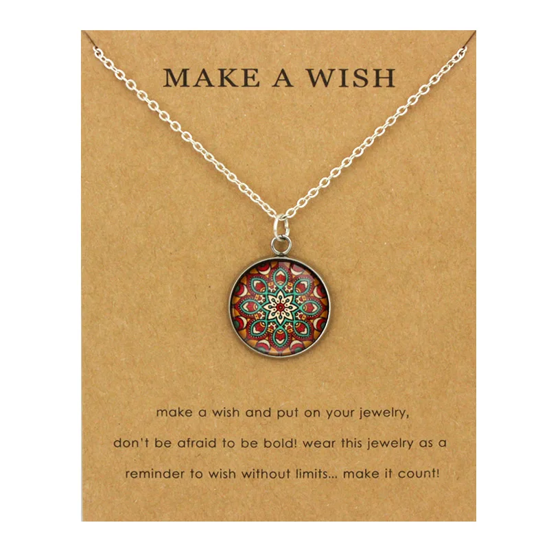 Йога OM медитация йоги Лотос Ом Асана семь Соединенных питание от растений Чокеры