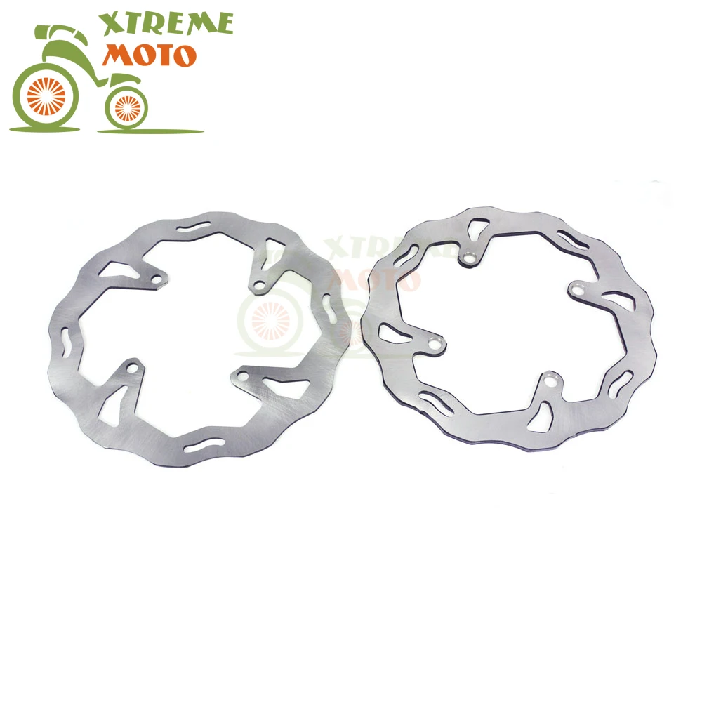 

Front Rear Wavy Brake Disc Rotor Set For Kawasaki KX125 250 03-08 KXF250 450 06-14 KLXR450 07-14 Motocross Enduro Dirt Bike