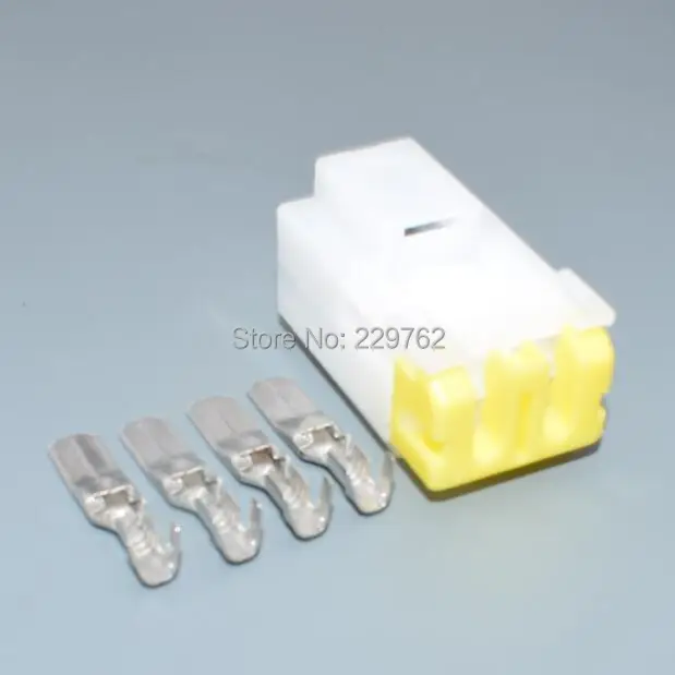 shhworldsea 4 pin auto male housing plugs 7122-6040 connectors 7122-6040-40 with 6.3mm terminal | Автомобили и мотоциклы
