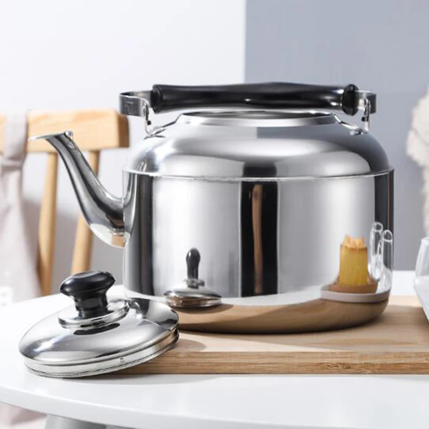 Чайник из нержавеющей стали со свистком кухонный индукционный чайник для дома