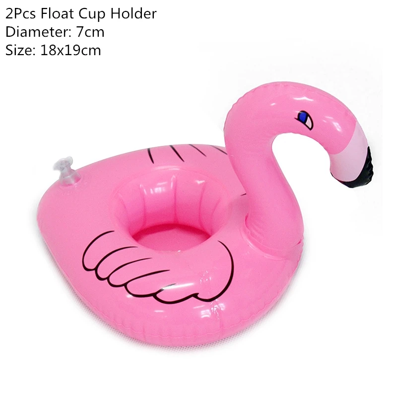 2Pc Float Cup Holder Тропические Гавайские вечерние украшения Ананас воздушные шары Фламинго Алоха гирлянды Лето Luau вечерние предметы для украшения дня рождения - Цвет: 2Pc Float Cup Holder