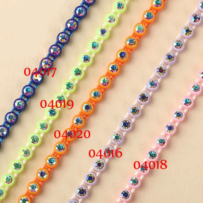 Taidian SS6 горный хрусталь окантовка для Powwow Beadwork 300 ярдов/партия каждый цвет 10 ярдов