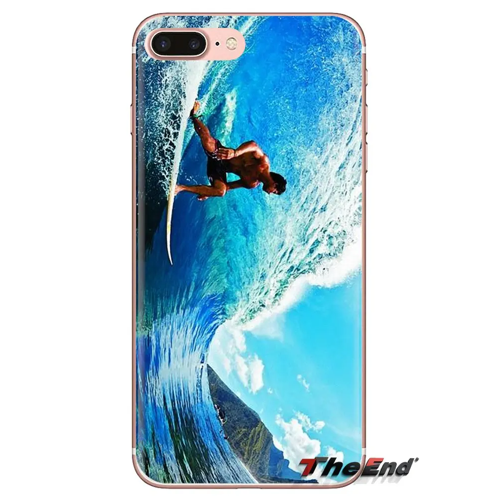 Sea Best Surf break Hawaii Ocean мягкое покрытие кожи для Huawei G7 G8 P7 P8 P9 P10 P20 P30 Lite Mini Pro P Smart Plus 2017 2018