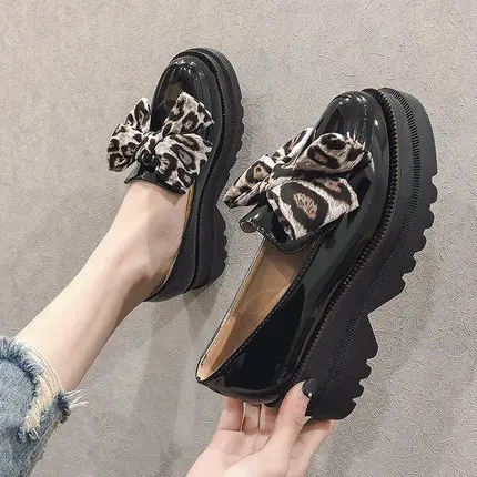 Новые японские лакированные кожаные туфли Harajuku женские весенние повседневные на