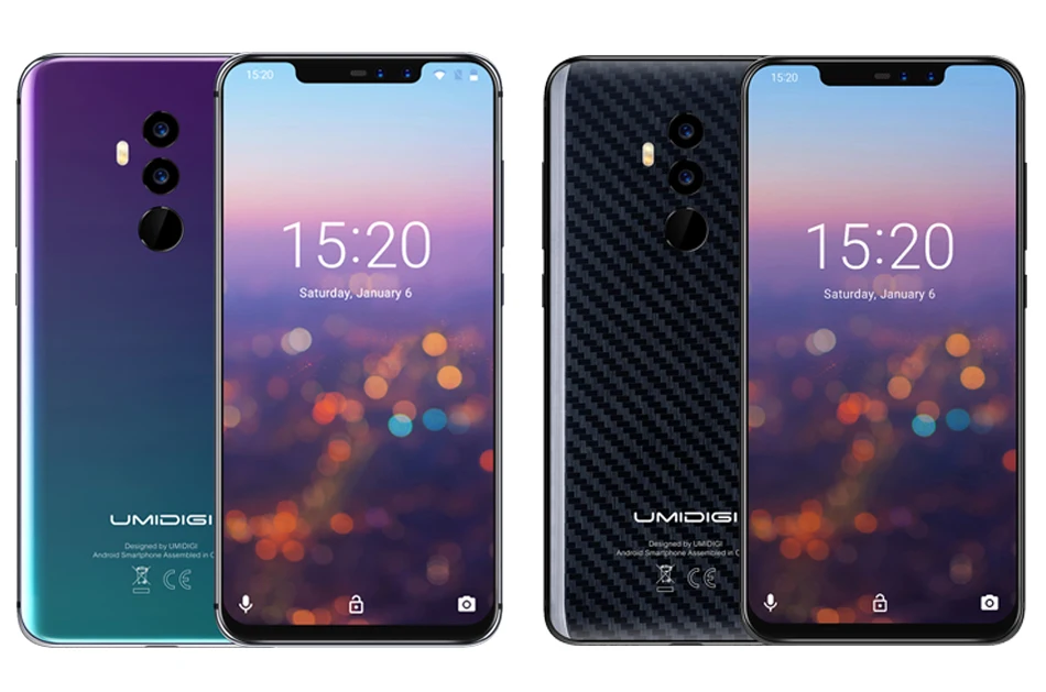 UMIDIGI Z2 Pro 6 ГБ+ 128 ГБ 6," полный Экран Смартфон Android 8,1 Helio P60 Quad линзы 4G NFC, LTE Беспроводной зарядки мобильного телефона NFC