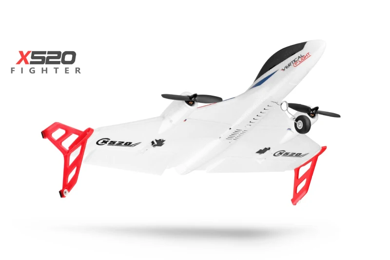 WI-FI FPV пена дистанционного управления RC планер X520 2,4 г 6CH 720P HD камера вертикального взлета посадка двойной бесщеточный трюк RC самолет RTF