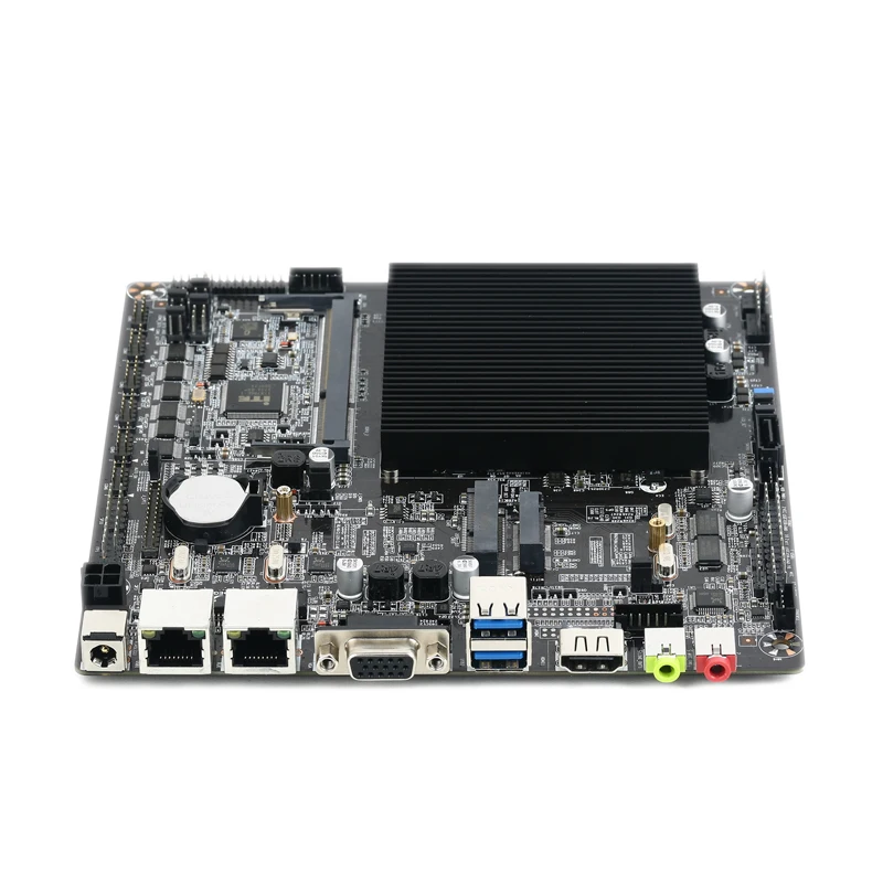Realan процессор Intel Celeron J1900L2 Настольный ПК мини Itx материнская плата с двумя LAN Поддержка DDR3L SO-DIMM