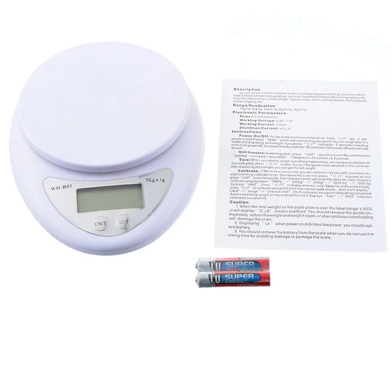 5000 г/1 г портативные электронные весы светодиодный Электронные Весы Почтовый