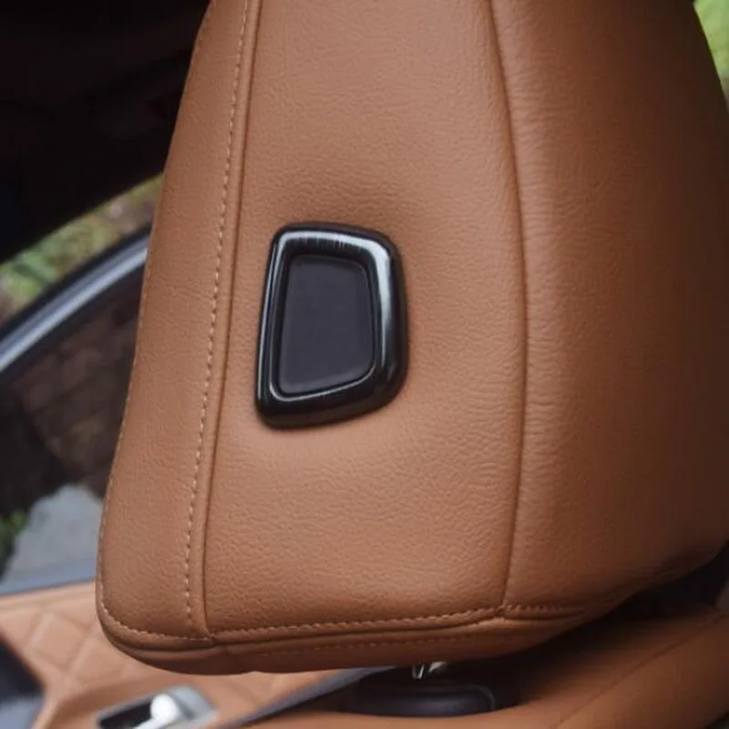 Tonlinker, 2 шт., кнопка регулировки подголовника, наклейка для CITROEN DEESSE DS7, автомобильный Стайлинг, крышка из нержавеющей стали, наклейка s